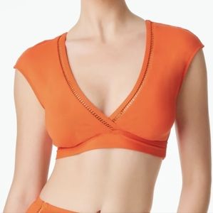 Bleu Rod Beattie Orange Bikini Top